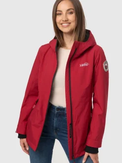 Marikoo Damen Outdoorjacke - Honigbeere in rot