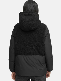 Marikoo Damen Plüschjacke - Sheeta 16 in schwarz