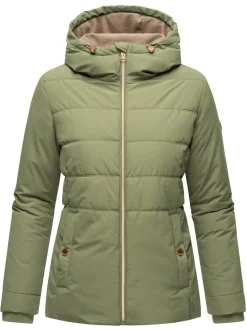 Marikoo Damen Steppjacke - Alemee 16 in oliv