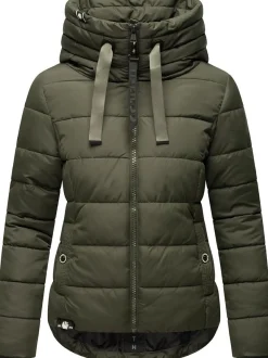 Marikoo Damen Steppjacke - Amayaa-1 in oliv