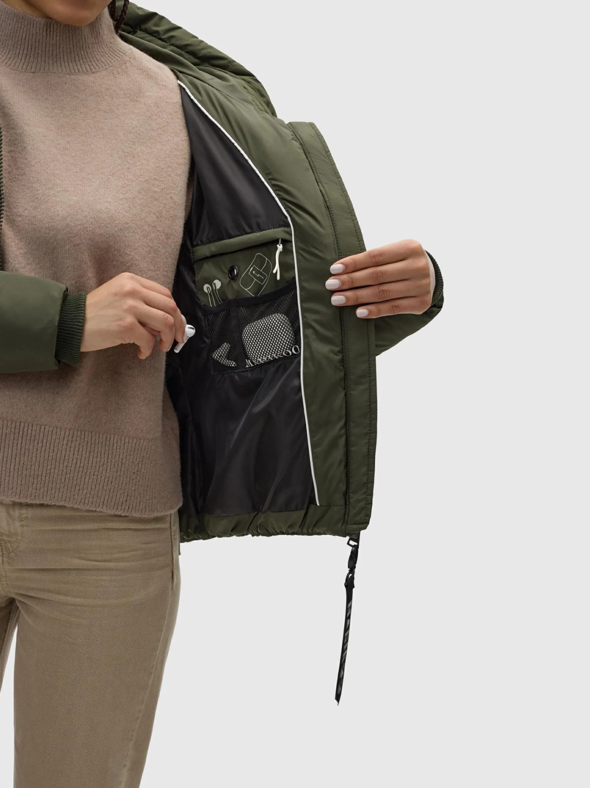 Marikoo Damen Steppjacke - Amayaa-1 in oliv