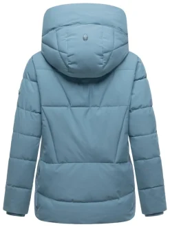 Marikoo Damen Steppjacke - Kuschelnasee 16 in blau