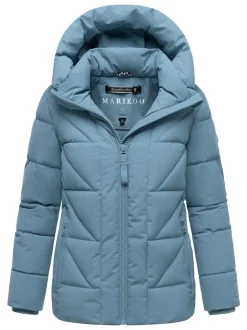 Marikoo Damen Steppjacke - Kuschelnasee 16 in blau