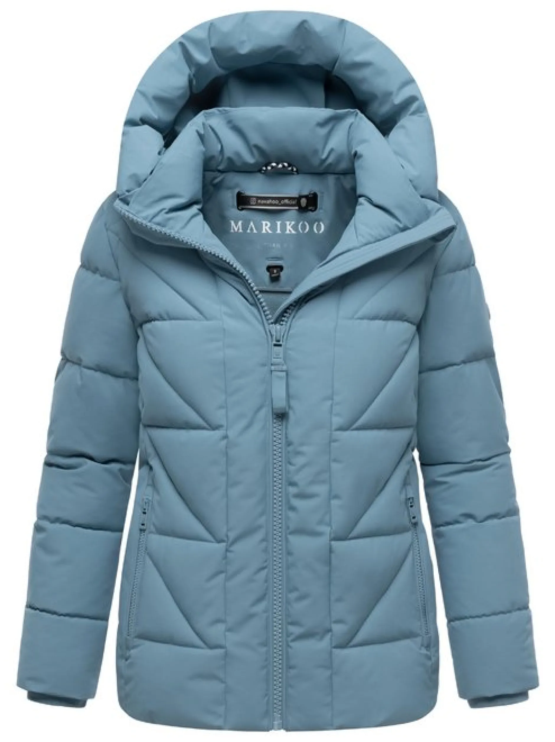Marikoo Damen Steppjacke - Kuschelnasee 16 in blau