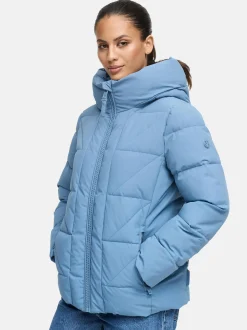 Marikoo Damen Steppjacke - Kuschelnasee 16 in blau