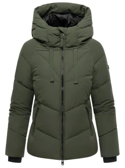 Marikoo Damen Steppjacke - Kwamee 16 in oliv