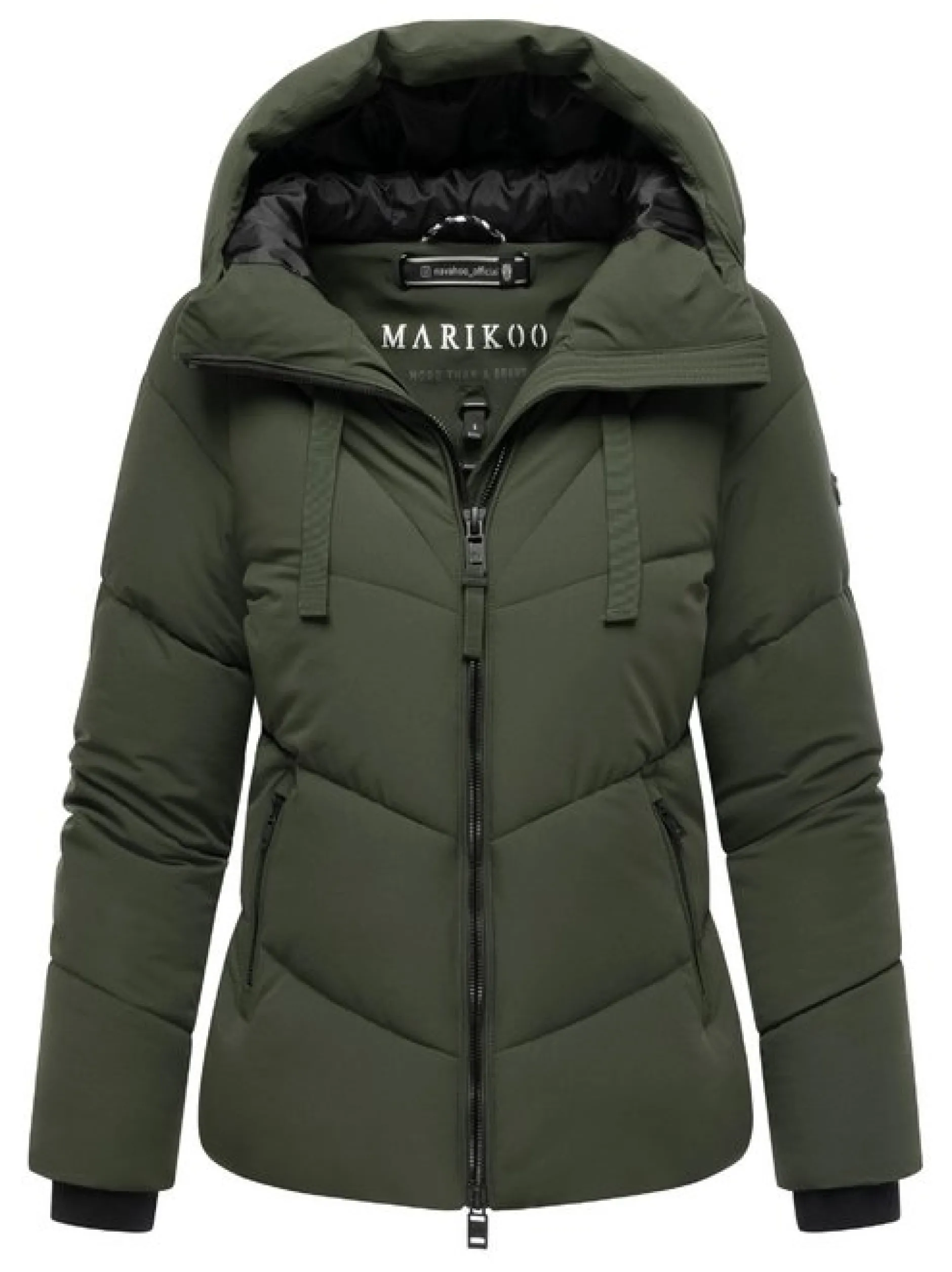 Marikoo Damen Steppjacke - Kwamee 16 in oliv