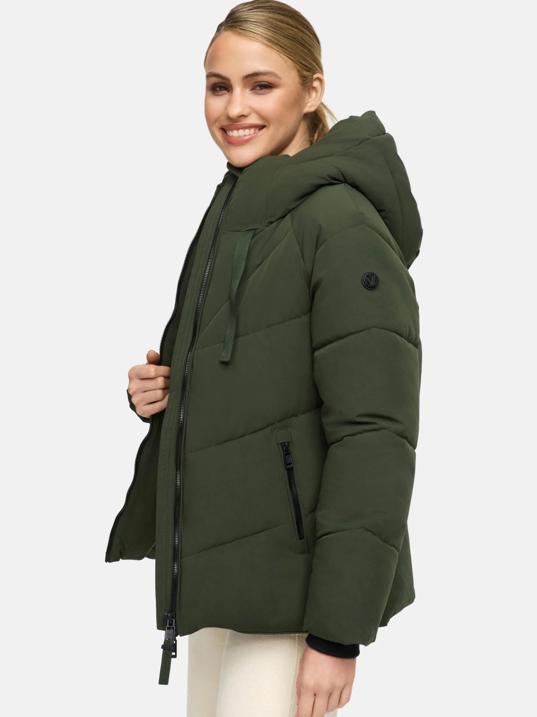Marikoo Damen Steppjacke - Kwamee 16 in oliv