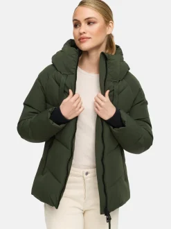 Marikoo Damen Steppjacke - Kwamee 16 in oliv