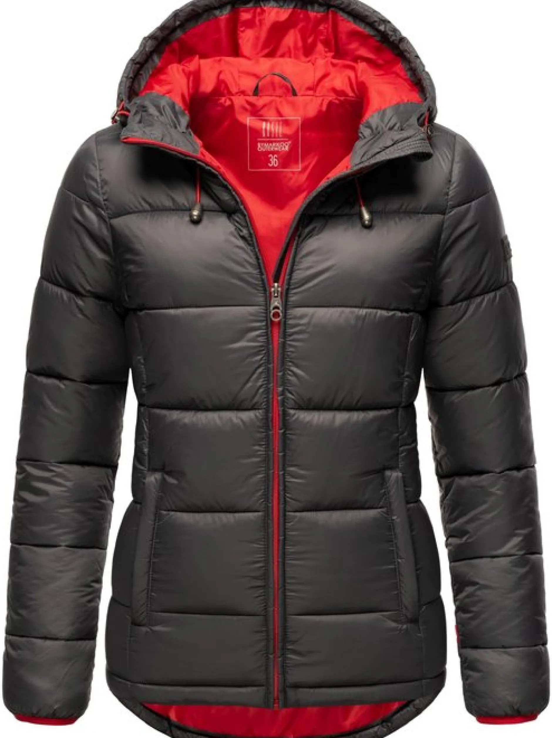 Marikoo Damen Steppjacke - Leandraa in anthrazit