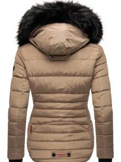 Marikoo Damen Steppjacke - Lotusblüte in camel
