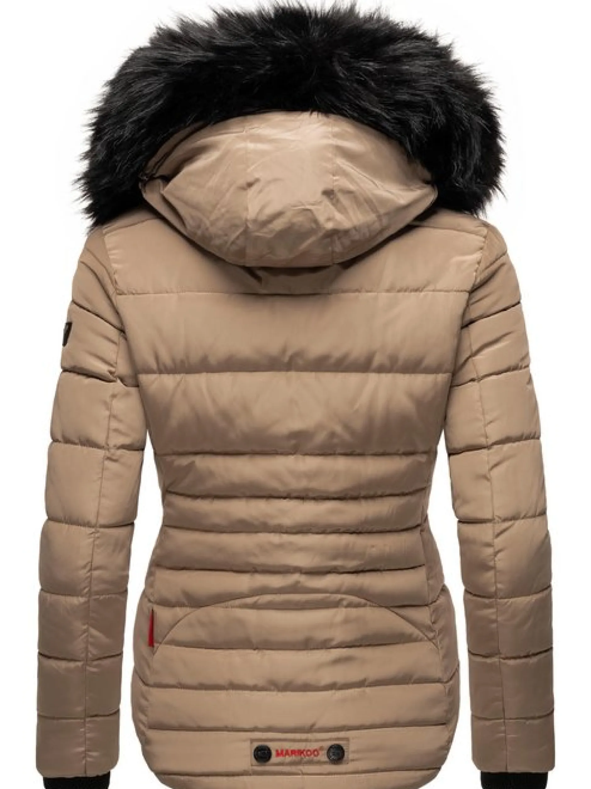 Marikoo Damen Steppjacke - Lotusblüte in camel