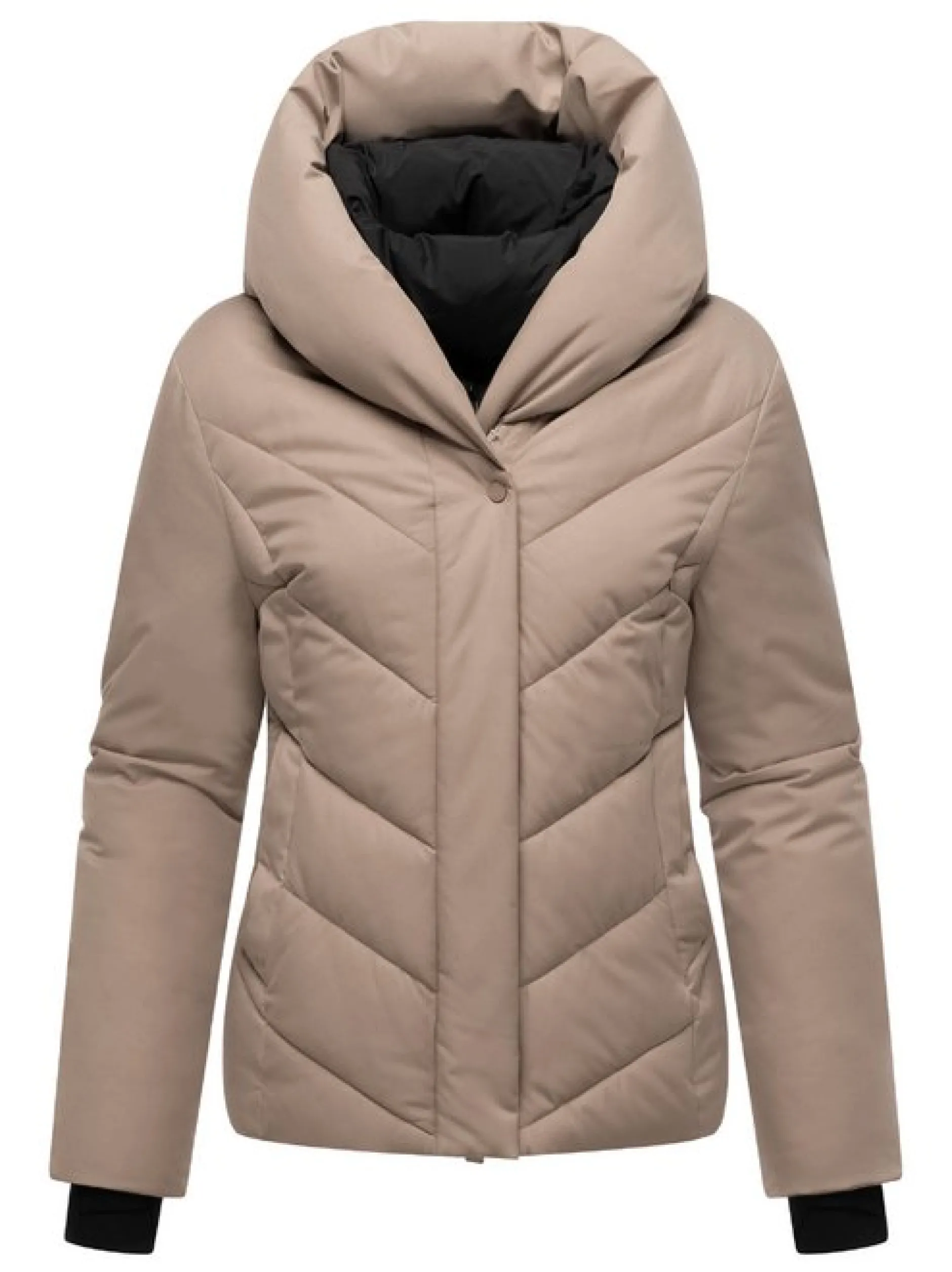 Marikoo Damen Steppjacke - Nadiraa 16 in taupe