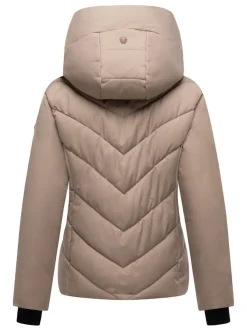 Marikoo Damen Steppjacke - Nadiraa 16 in taupe