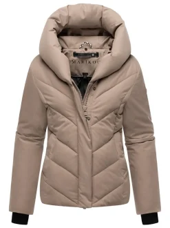 Marikoo Damen Steppjacke - Nadiraa 16 in taupe