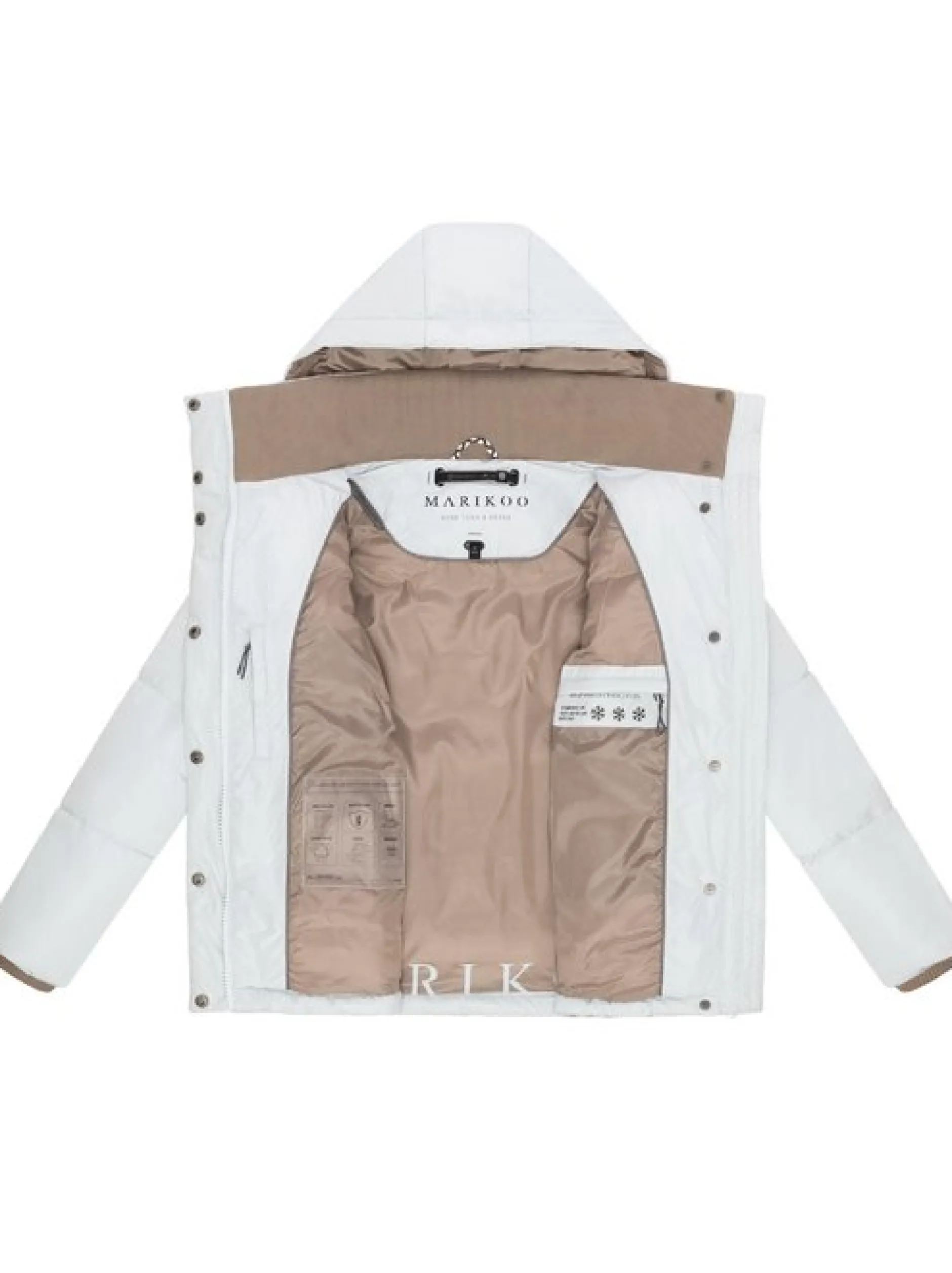 Marikoo Damen Steppjacke - Omariaa 16 in hellblau