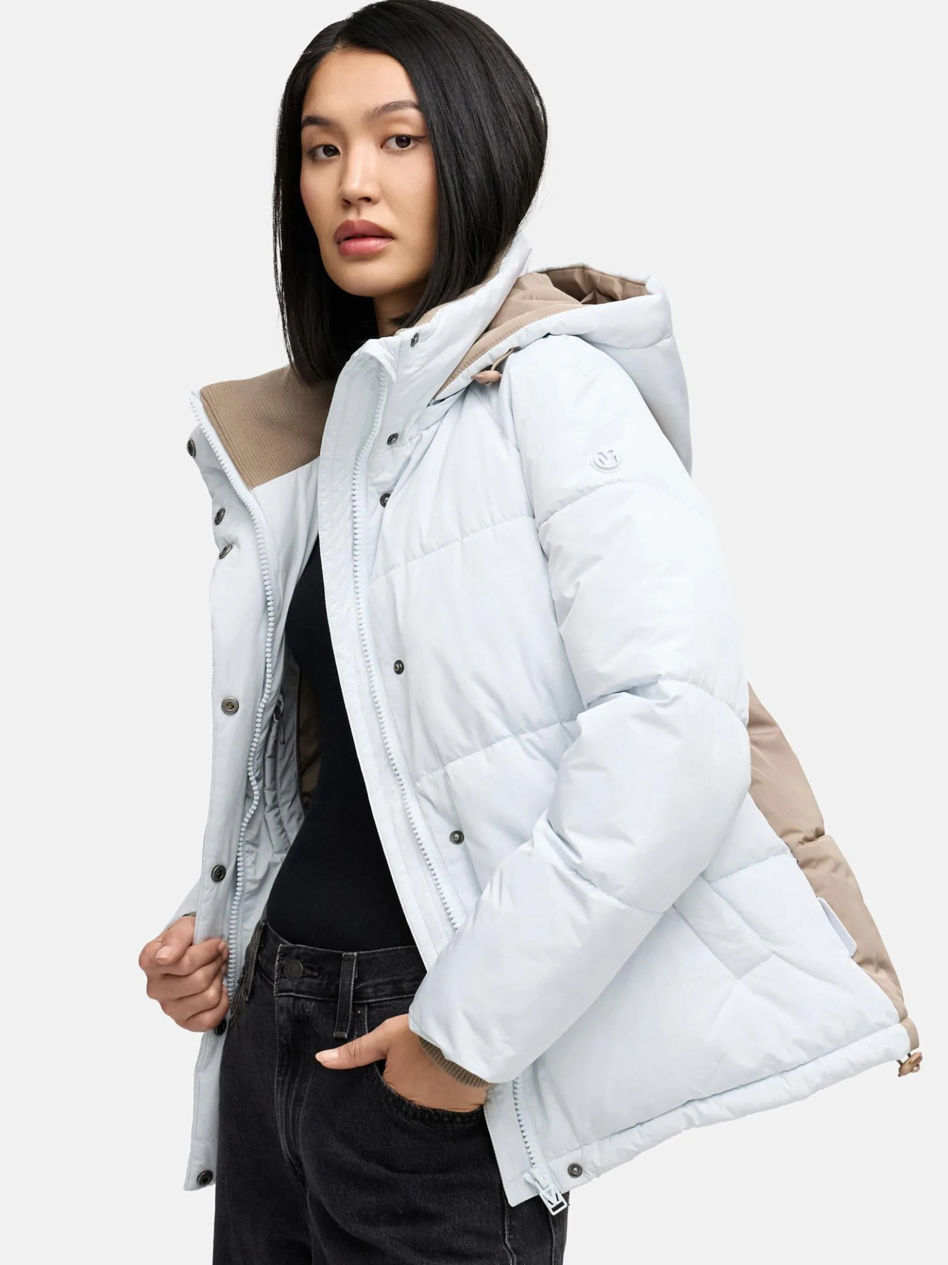 Marikoo Damen Steppjacke - Omariaa 16 in hellblau