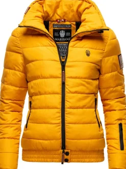 Marikoo Damen Steppjacke - Poison in gelb