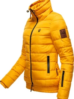 Marikoo Damen Steppjacke - Poison in gelb