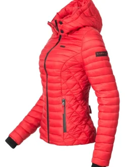 Marikoo Damen Steppjacke - Samtpfote in rot