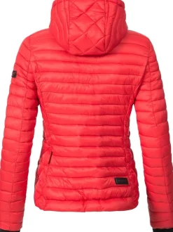Marikoo Damen Steppjacke - Samtpfote in rot