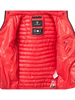 Marikoo Damen Steppjacke - Samtpfote in rot