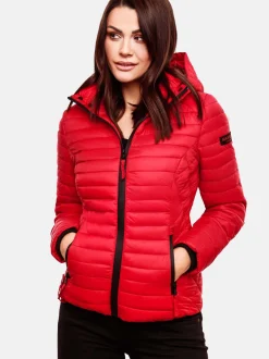 Marikoo Damen Steppjacke - Samtpfote in rot