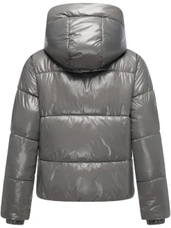 Marikoo Damen Steppjacke - Skyraa 16 in grau