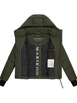 Marikoo Damen Steppjacke - Yukanii XVI in oliv
