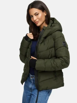 Marikoo Damen Steppjacke - Yukanii XVI in oliv