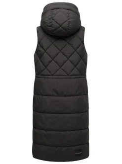 Marikoo Damen Steppweste - Narikaa 16 in schwarz
