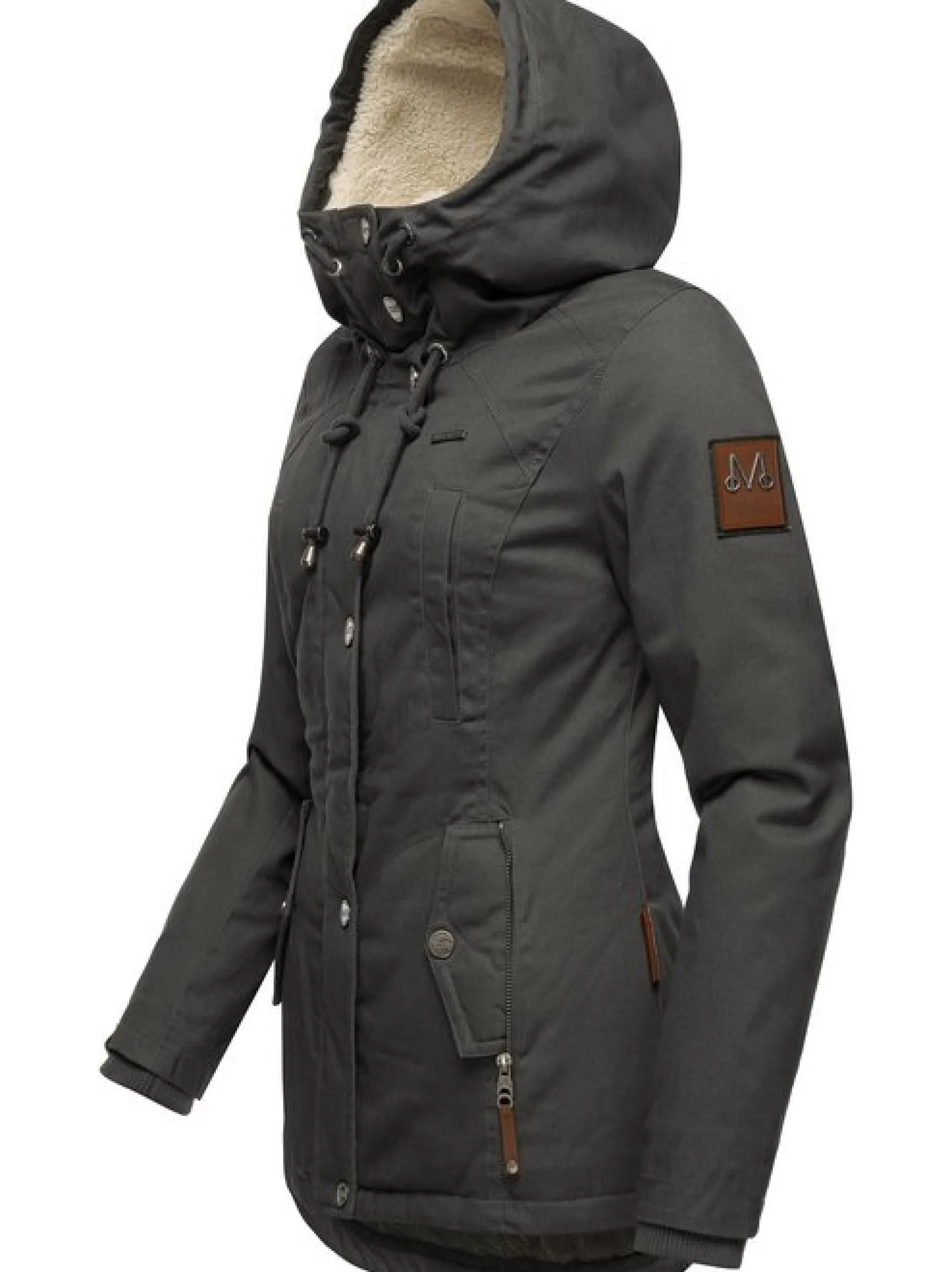 Marikoo Damen Winterjacke - Bikoo in anthrazit