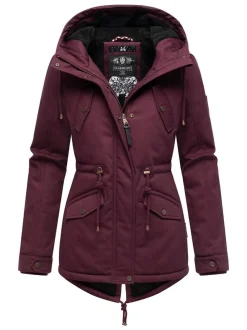 Marikoo Damen Winterjacke - Manolya in bordeaux