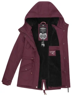 Marikoo Damen Winterjacke - Manolya in bordeaux