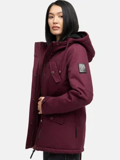 Marikoo Damen Winterjacke - Manolya in bordeaux