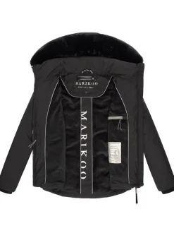Marikoo Damen Winterjacke - Morinaa XVI in schwarz