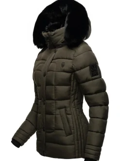 Marikoo Damen Winterjacke - Qesraa in anthrazit