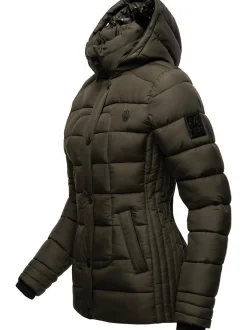 Marikoo Damen Winterjacke - Qesraa in anthrazit