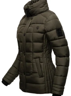Marikoo Damen Winterjacke - Qesraa in anthrazit