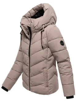 Marikoo Damen Winterjacke - Sahnemausii in taupe