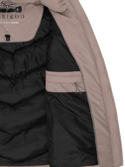 Marikoo Damen Winterjacke - Sahnemausii in taupe