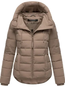 Marikoo Damen Winterjacke - Tayenaa 16 in taupe