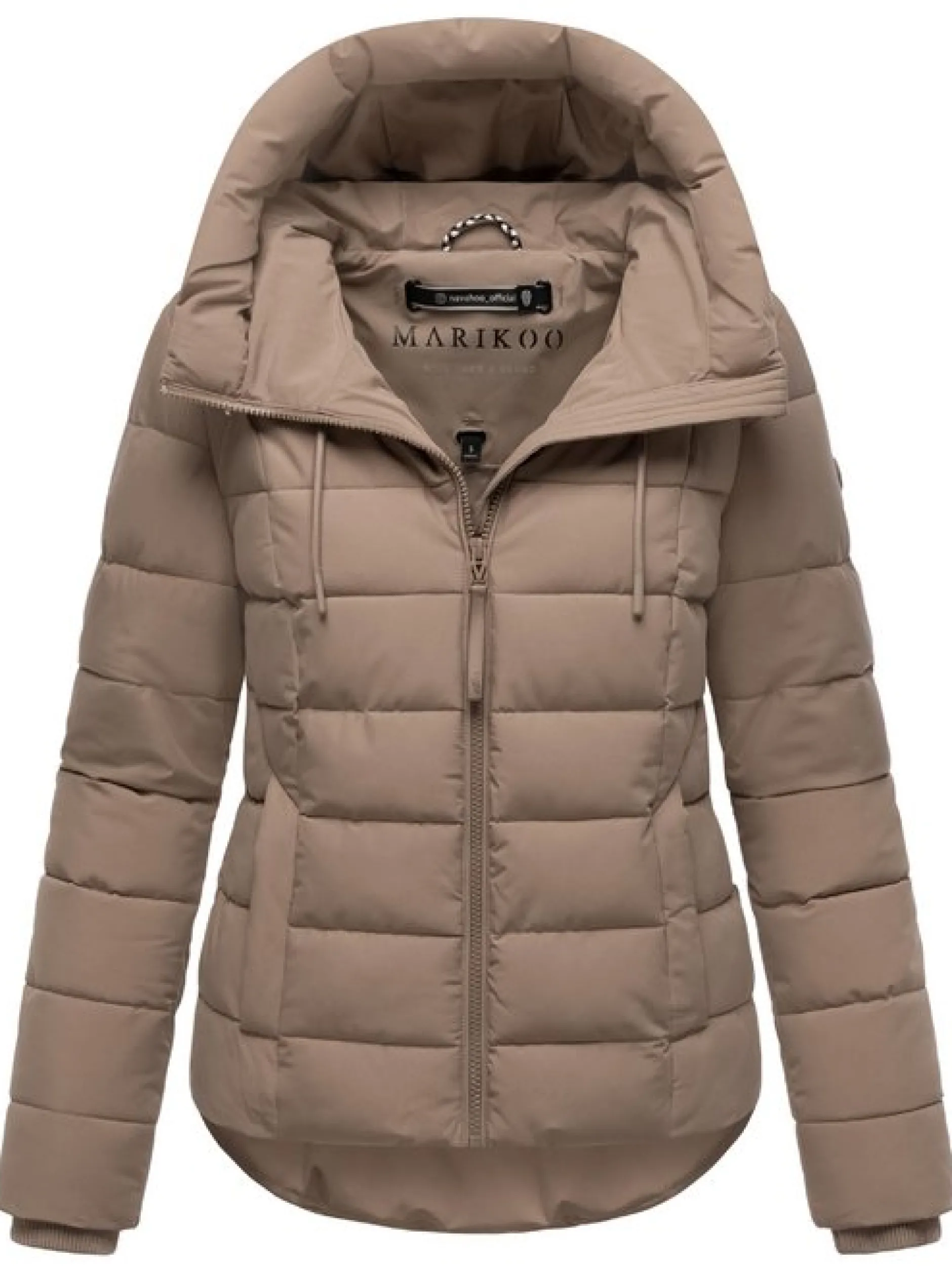 Marikoo Damen Winterjacke - Tayenaa 16 in taupe