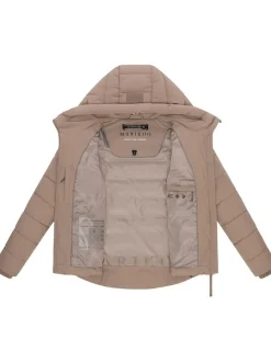 Marikoo Damen Winterjacke - Tayenaa 16 in taupe