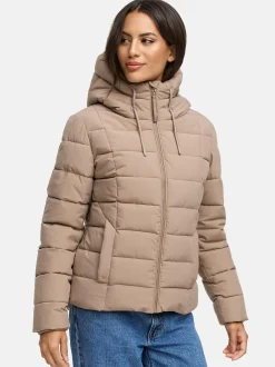 Marikoo Damen Winterjacke - Tayenaa 16 in taupe