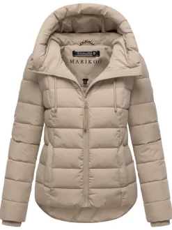 Marikoo Damen Winterjacke - Tayenaa 16 in beige