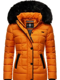Marikoo Damen Winterjacke - Unique in orange