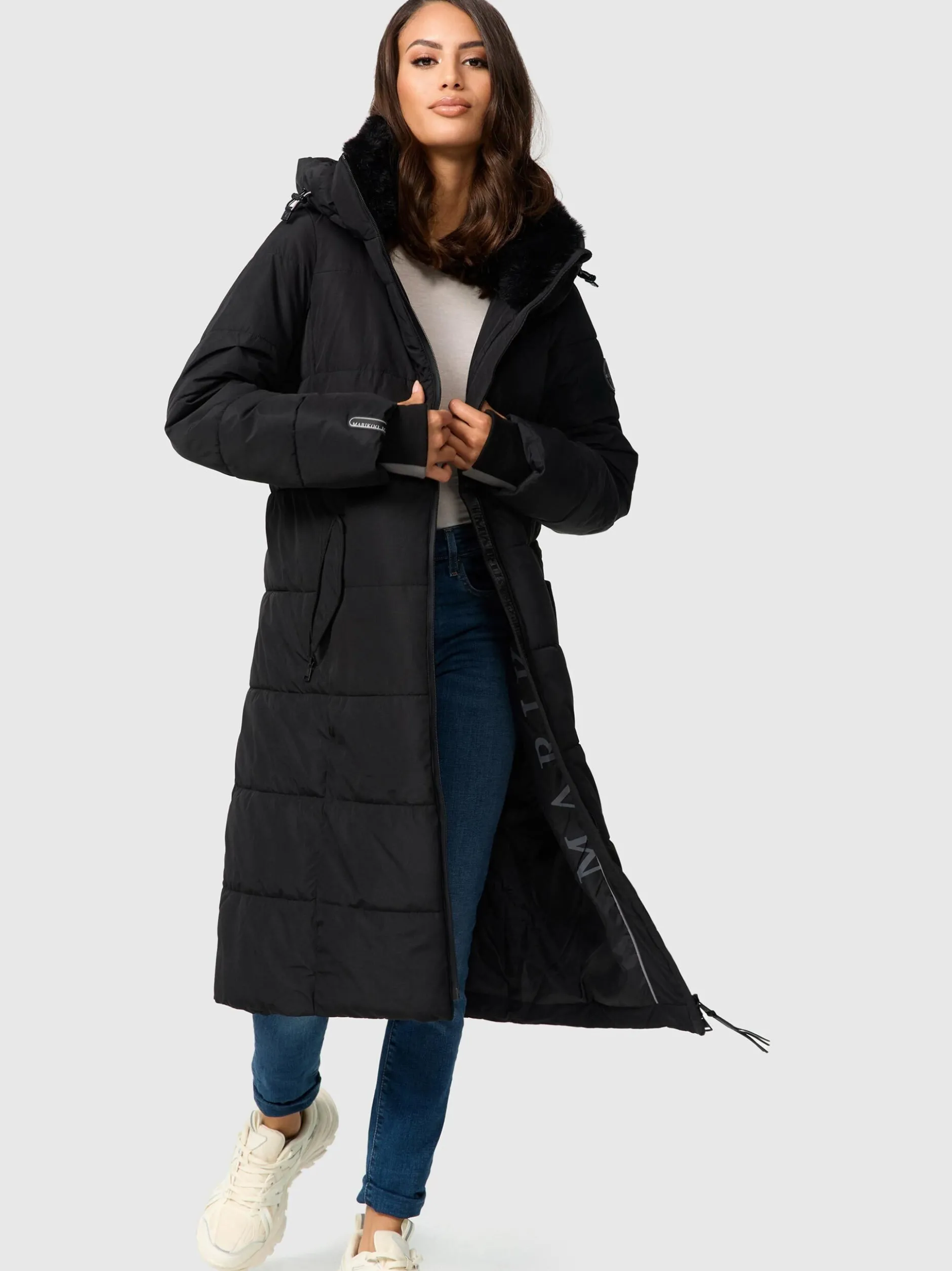 Marikoo Damen Winterjacke - Zuraraa XVI in schwarz