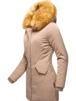 Marikoo Damen Wintermantel - Karmaa in taupe