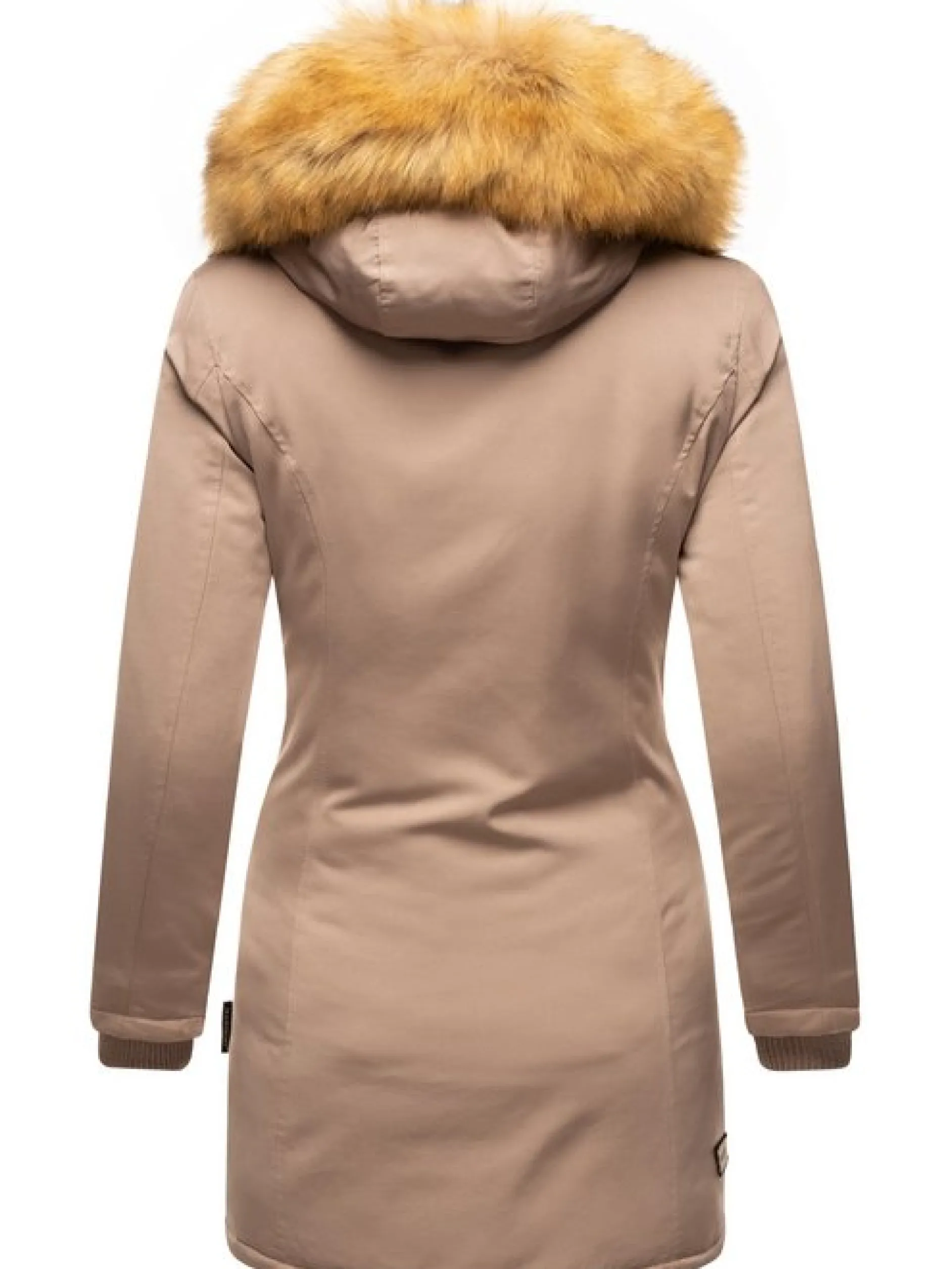 Marikoo Damen Wintermantel - Karmaa in taupe